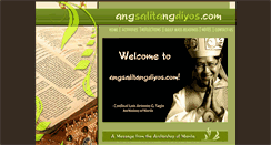 Desktop Screenshot of angsalitangdiyos.com